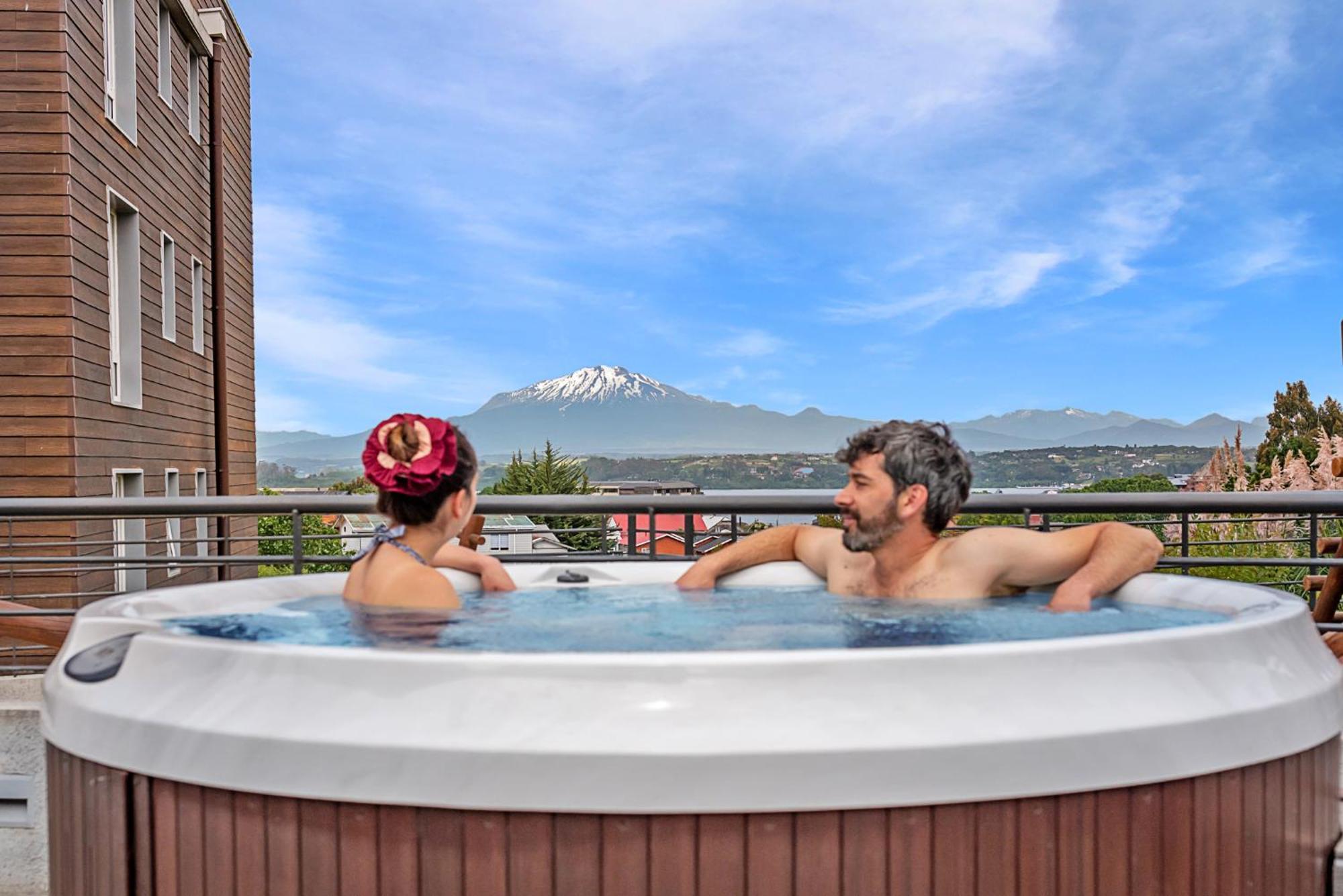 Exquisito Depa Con La Mejor Vista Al Lago Y Tinaja Puerto Varas Εξωτερικό φωτογραφία