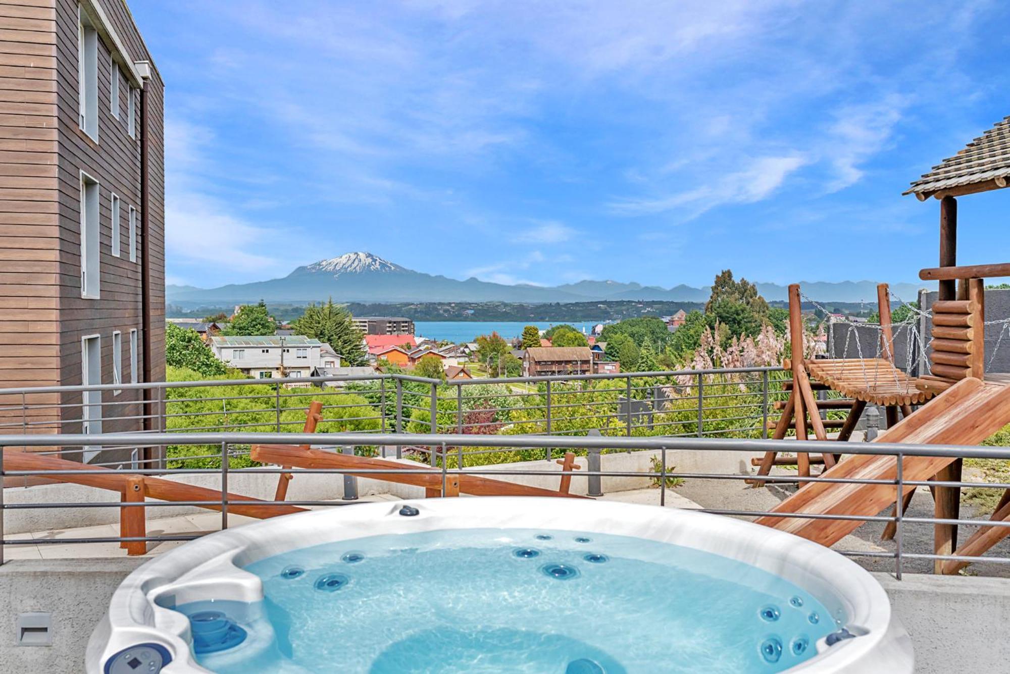 Exquisito Depa Con La Mejor Vista Al Lago Y Tinaja Puerto Varas Εξωτερικό φωτογραφία